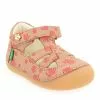 Kickers SUSHY FLOWER - Rose Rose -BOTTINES Soldes Magasin 64212 01 01
