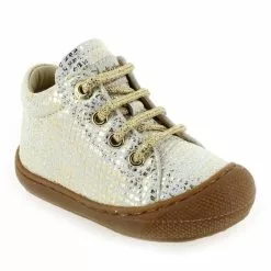 Naturino COCOON F E21 - Blanc Platine Blanc Platine -BOTTINES Soldes Magasin 64457 09 01 2