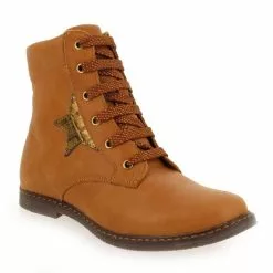 GBB JAMILA - Cognac Cognac -BOTTINES Soldes Magasin 65026 02 01 1