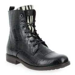 Bana & Co 21234005 - Noir Blanc Noir Blanc -BOTTINES Soldes Magasin 65473 03 01