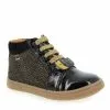GBB CHOUBY - Noir Or Noir Or -BOTTINES Soldes Magasin 65611 01 01