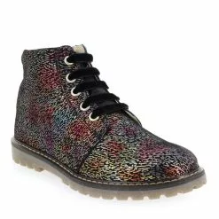 GBB NAREA H21 - Noir Multi Noir Multi -BOTTINES Soldes Magasin 65613 02 01 1 3