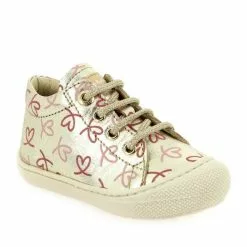 Naturino COCOON F H22 - Beige Platine Beige Platine -BOTTINES Soldes Magasin 67194 03 01 3