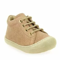 BOTTINES Soldes Magasin 21 Naturino COCOON F E23 - Nude Doré Nude Doré