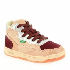 Kickers KICKLAX - Rose Bordeaux Rose Bordeaux